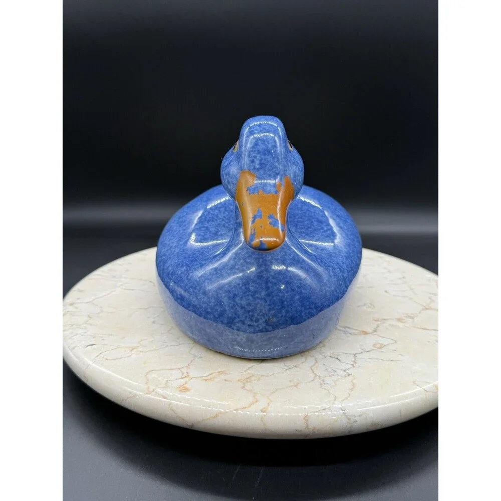 Vintage Calico China Duck Decor